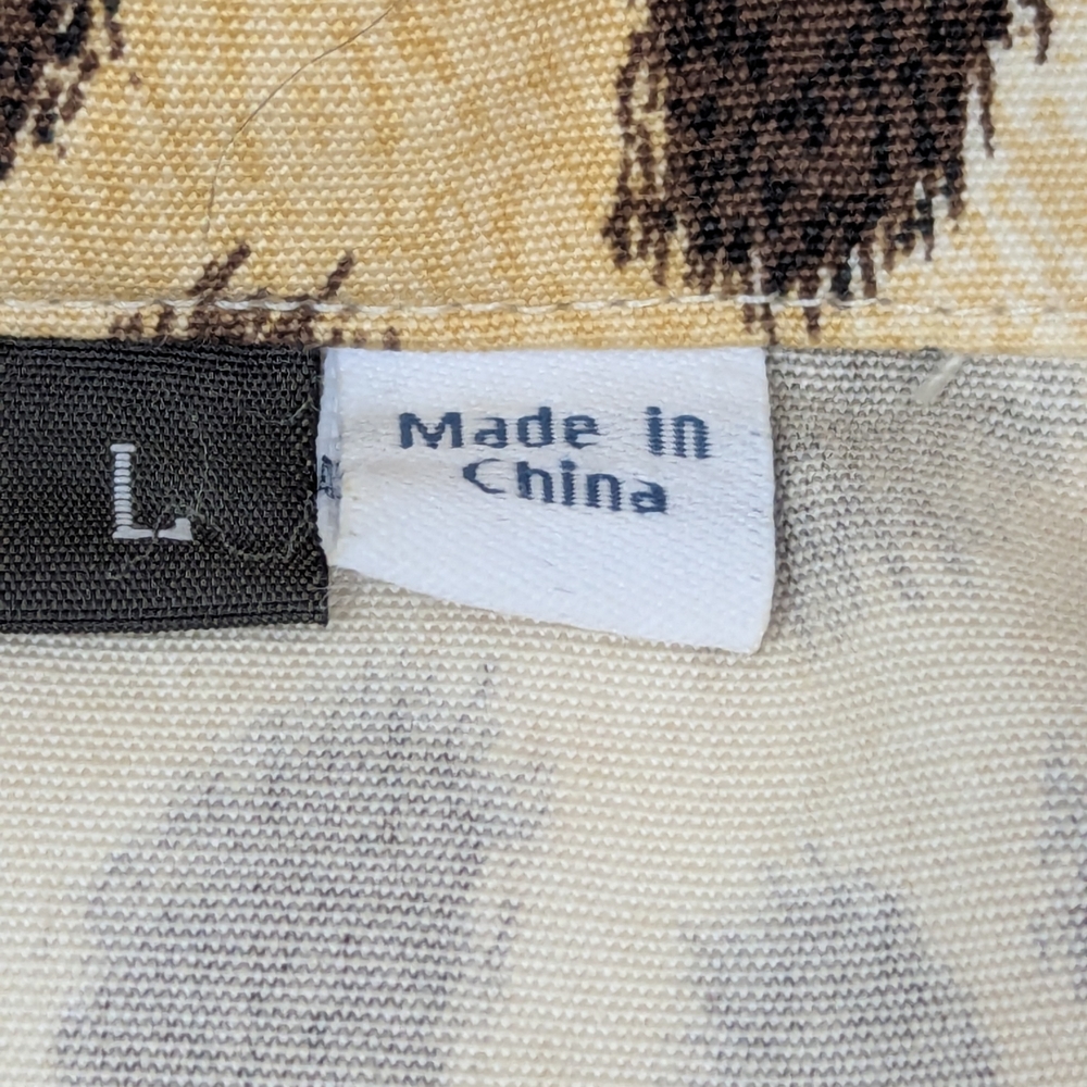 L.A.M.B. Leopard Print Wool Coat in Tan and Black - Picture 4 of 11